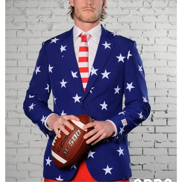 OppoSuits Solid Color Party Suits For Men – Red Devil – Full Suit